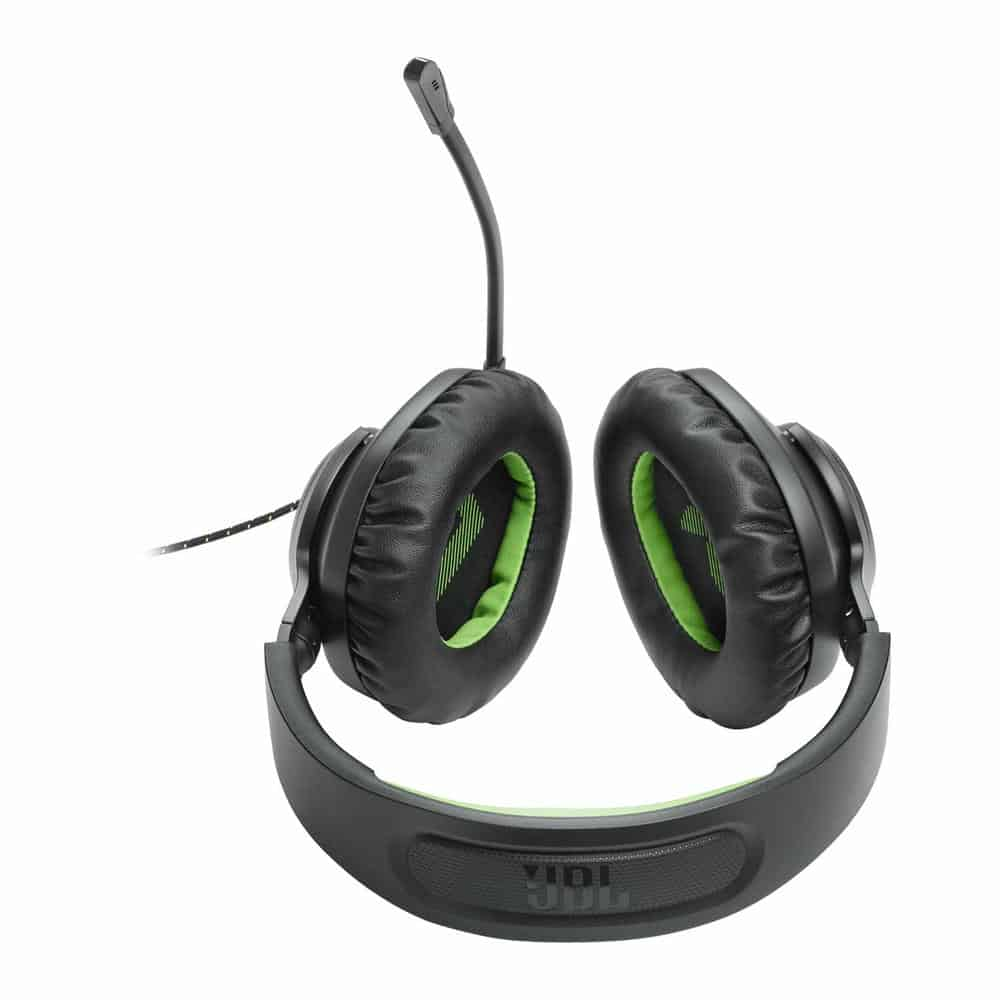 (image for) JBL Quantum 100X Wired Console Gaming Headset - Black/Green